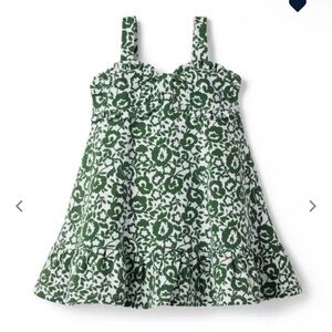 Janie and Jack Green Floral Dress